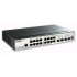 D-Link DGS-1510-20 20-portový gigabitový stohovateľný prepínač SmartPro, 16x gigabitový RJ45, 2x port 10G SFP+, 2x port