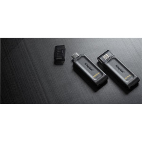 256 GB . USB-C 3.2 Gen 1 kľúč. Kingston DataTraveler 70