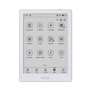E-book ONYX BOOX GO 6, bílá, 6" Carta 1300, 32GB, Bluetooth, Android 11, E-ink displej
