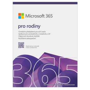 Microsoft 365 Family FY25H2 Mac/Win, 1 Rok, CZ