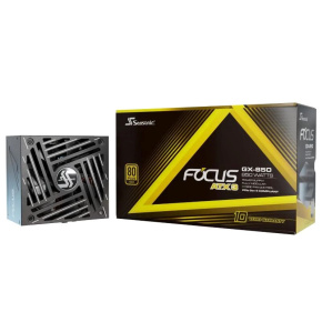 BAZAR - SEASONIC zdroj 850W Focus GX-850, 80+ GOLD, ATX 3.1, PCIe 5.1, poškozený obal