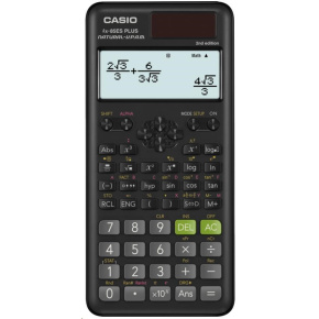 CASIO kalkulačka FX 85 ES Plus 2E, černá, školní, desetimístná