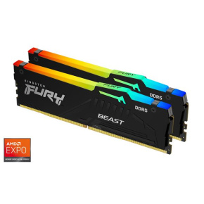 DDR 5.... 64GB . 5600MHz. CL36 FURY Beast black RGB Kingston AMD EXPO (2x32GB)