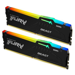 DDR 5.... 16GB . 5600MHz. CL40 FURY Beast Black RGB Kingston XMP (2x8GB)