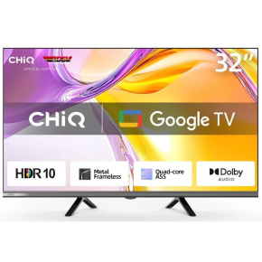 CHiQ L32M9E TV 32", HD, smart, Google TV, Dolby Audio, dbx-tv, HDR 10