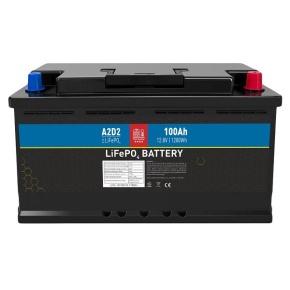 Avacom A2D2 baterie LiFePO4 12,8V 100Ah F15 samozahřívací pouzdro pro autobaterii (Gotion cells)