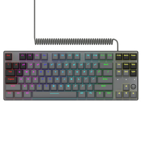 Lorgar Azar 514 TKL, kompaktná mechanická herná klávesnica, US layout, čierna