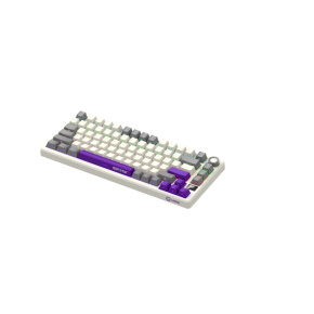 Lorgar KBP7075, Pro bezdrôtová mechanická herná klávesnica, Wireless 2.4 GHz/ BT 5.0, 75% veľk., Displ.,US layout, bežov