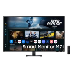 Samsung Smart Monitor M7 (M70F) 43" LED VA 3840x2160 Mega DCR 4ms 300cd HDMI USB-C(65W) Wifi repro