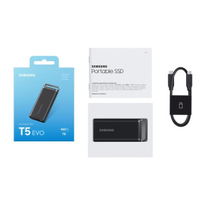 SSD 2TB Samsung externí T5 EVO, stříbrný