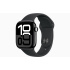 Apple Watch S10/42mm/Jet Black/Šport Band/Black/-S/M