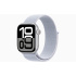 Apple Watch S10/46mm/Silver/Šport Band/Blue Cloud