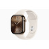 Apple Watch S10 Cell/42mm/Gold/Šport Band/Starlight/-S/M