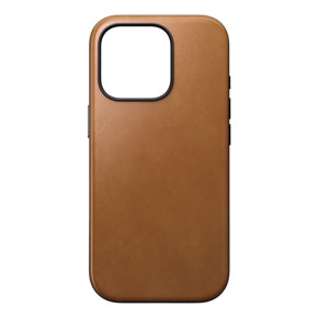 Nomad kryt Modern Leather Case Magsafe pre iPhone 16 Pro - English Tan