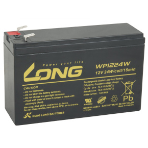 LONG batéria 12V 6Ah F2 HighRate (WP1224W)