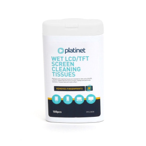 Platinet PFS5830 vlhčené čistiace obrúsky na LCD 11x9,4 cm 100 ks
