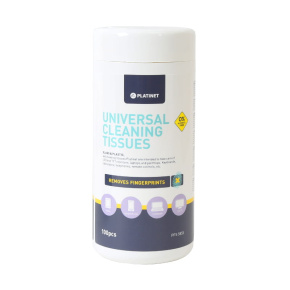 Platinet PFS5855 vlhčené čistiace obrúsky na sklo a plasty 100 ks