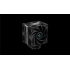 DEEPCOOL CPU Chladič AK400 ZERO DARK PLUS, 2x120mm, LGA1851, AM5, černá