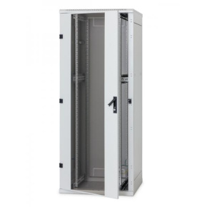 Stojanový rozvádzač 18U (š) 600x (h) 600 plech.dvere