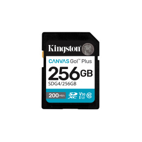 Kingston Canvas Go Plus/SDXC/256 GB/UHS-I U3 / Class 10