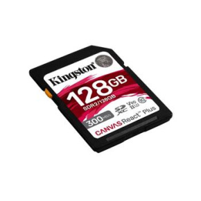 Kingston Canvas React Plus/SDHC/128GB/300MBps/UHS-II U3 / Class 10