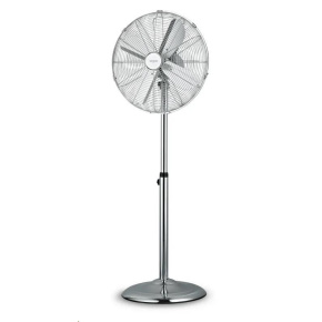 Orava SF-200 X stojanový kovový ventilátor, 3 stupně rychlosti, automatické otáčení, stříbrná