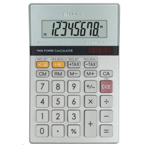 SHARP kalkulačka - EL330ERB - stříbrná SHARP kalkulačka - EL330ERB - stříbrná