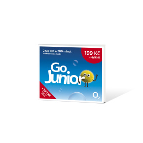O2 Predplatená karta Go Junior