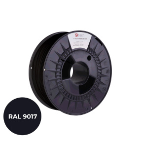 C-TECH Filament PREMIUM LINE TPU 90A flexibilní dopravní černá RAL9017