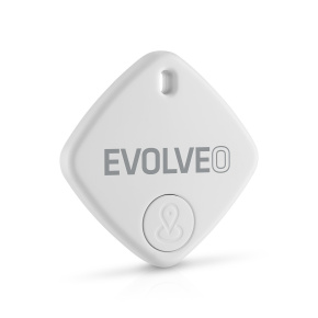 EVOLVEO TrackTag, Bluetooth lokátor s Apple Find My, biely