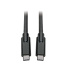 Kábel USB-C (Samec/Samec), USB 3.1, Gen 1 (5Gb/s), kompatibilný Thunderbolt 3, 3.05m