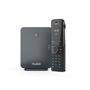 Yealink W78P, IP DECT báza + rúčka, PoE, 2,4'' bar.disp., až 10 rúčok