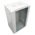 BAZAR - XtendLan 19" nástěnný rozvaděč 15U 600x450, nosnost 60 kg, skleněné dveře, svařovaný, šedý - poškozený obal