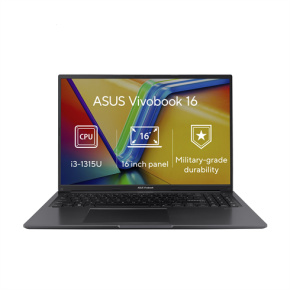 ASUS Vivobook 16/i3-1315U/16GB/512GB SSD/16,0"/Intel UMA/Win11Home/Black