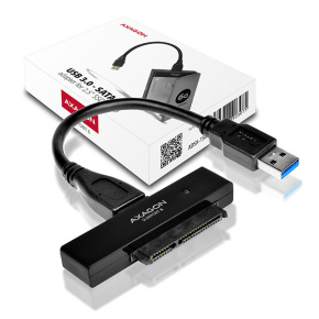 AXAGON ADSA-1S6, USB3.0 - SATA 6G UASP HDD/SSD adaptér vr. 2.5'' púzdra