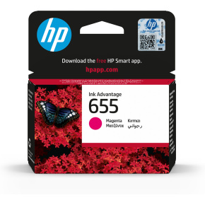 HP 655 Magenta Ink Cart, CZ111AE (600 pages)