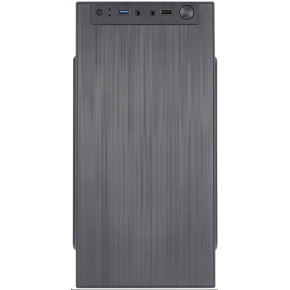 EUROCASE skříň MC X108 grey, micro tower, 1x USB 3.0, 1x USB 2.0, 2x audio, bez zdroje