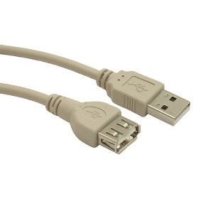 GEMBIRD predlžovací kábel USB, 0,75 m, šedý