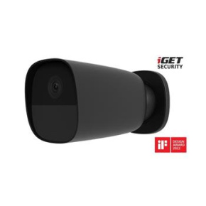 iGET SECURITY EP26 Black - WiFi bateriová FullHD kamera, IP65, samostatná i pro alarm M5-4G a M4, CZ