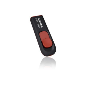 ADATA Flash Disk 64GB C008, USB 2.0 Klasická, čierna