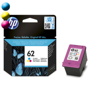HP 62 tříbarevná inkoustová náplň (C2P06AE)