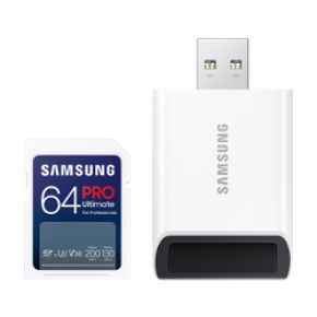 Samsung SDXC PRE ULTIMATE/SDXC/64GB/USB 2.0/Class 10/+ Adaptér