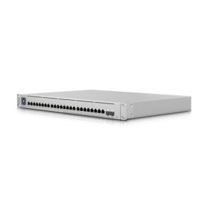 Ubiquiti UniFi Industrial Switch 24x1000Mbps PoE+, L3, (12) 2.5G RJ45 ports with PoE+ for WiFi 6 APs, (12) Gigabit RJ45