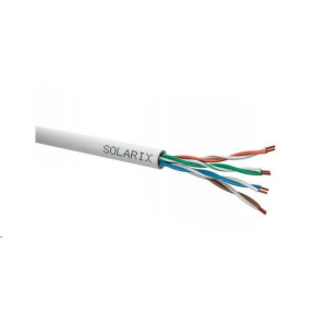 Instal.kabel Solarix CAT5E UTP PVC 305m lanko
