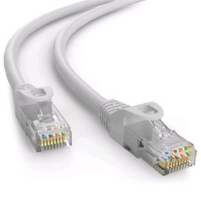 Kábel C-TECH patchcord Cat6, UTP, sivý, 25m