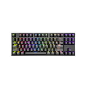 Genesis herná mechanická klávesnica THOR 404/RGB/Gateron Yellow Pro/Drôtová USB/US layout/Čierna