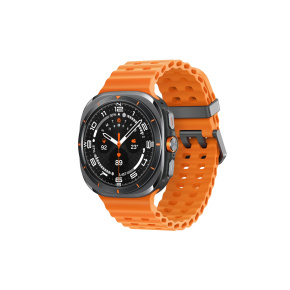 Samsung Galaxy Watch Ultra/47mm/Titanium Gray/Šport Band/Orange