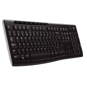 Logitech K270/Bezdrôtová USB/ CZ- SK layout/Čierna