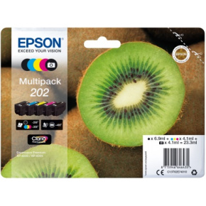 EPSON multipack 5 farieb,202 Premium Ink,štandard