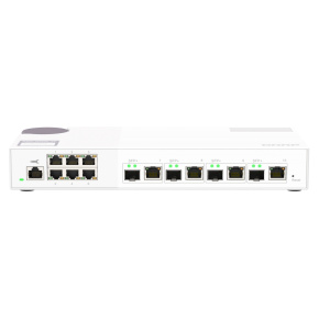 QNAP riadený switch QSW-M2106-4C (6x 2,5GbE RJ45 a 4x kombinované 10GbE SFP+ / 10GbE RJ-45)